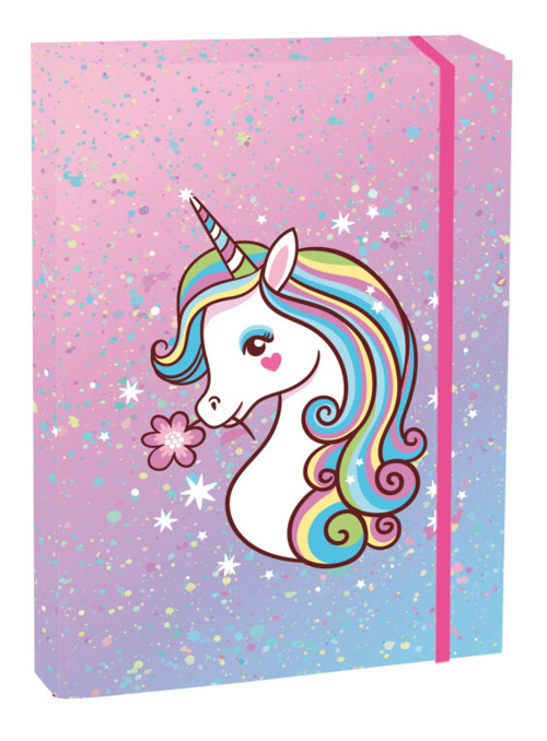 Box na sešity s klopou A5 Unicorn